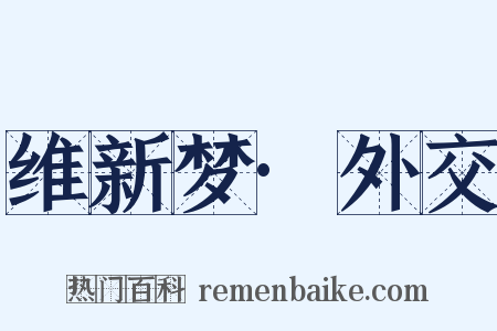 维新梦·外交是什么意思的图片